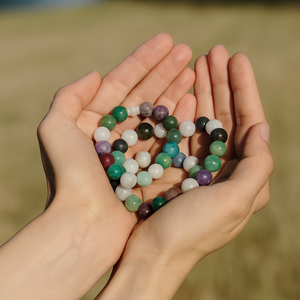 Custom- 8mm Round Bead bracelet