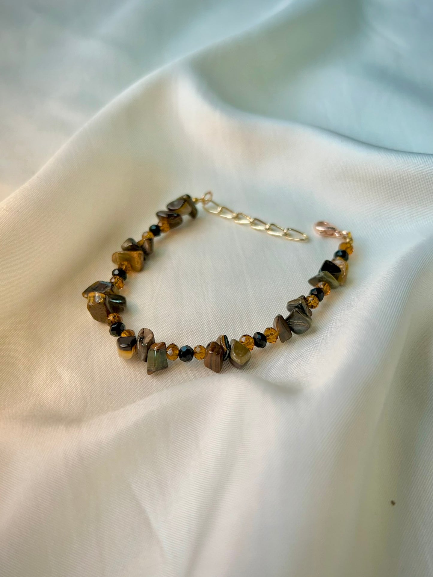 Tiger Eye Chip Bracelet