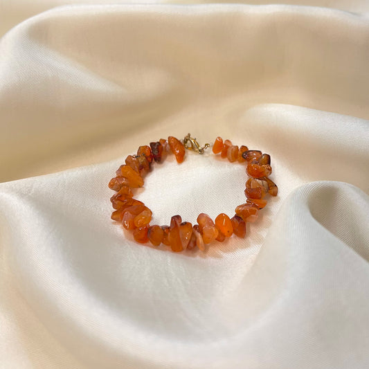 Carnelian Chip Bracelet