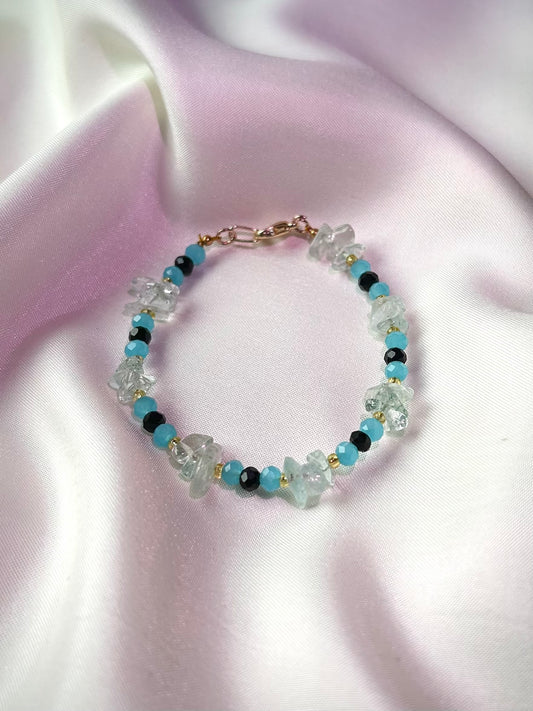 Blue Topaz Chip Bracelet