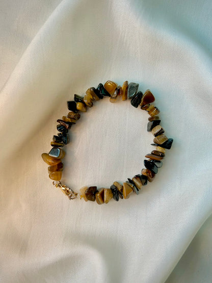 Tiger Eye Chip Bracelet