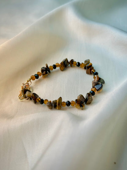 Tiger Eye Chip Bracelet