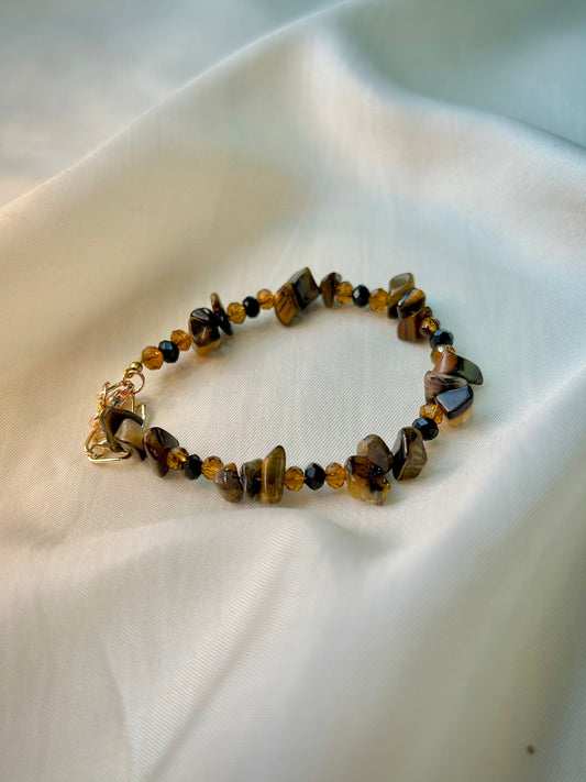 Tiger Eye Chip Bracelet