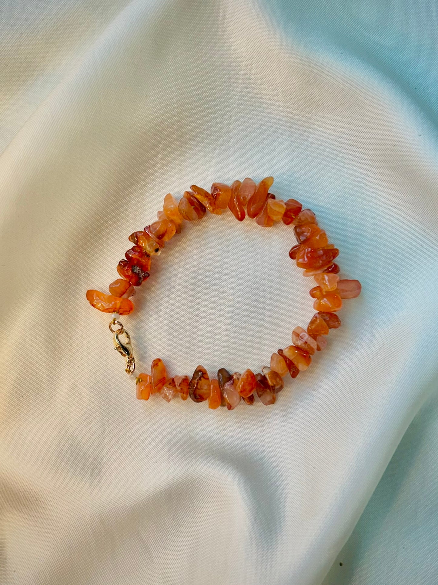 Carnelian Chip Bracelet