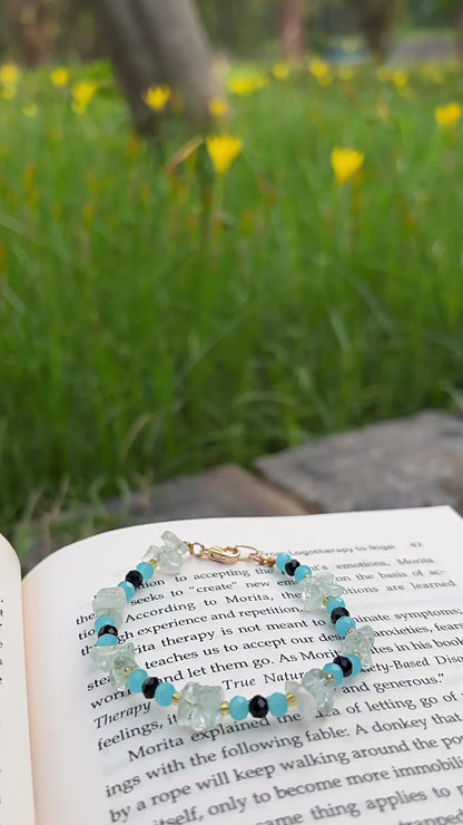 Blue Topaz Chip Bracelet