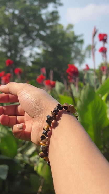 Tiger Eye Chip Bracelet