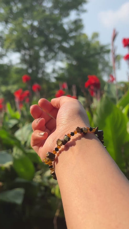 Tiger Eye Chip Bracelet