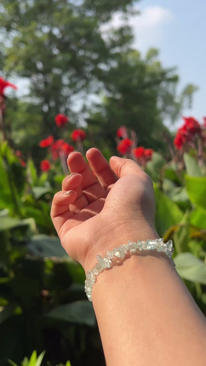 Blue Topaz Chip Bracelet